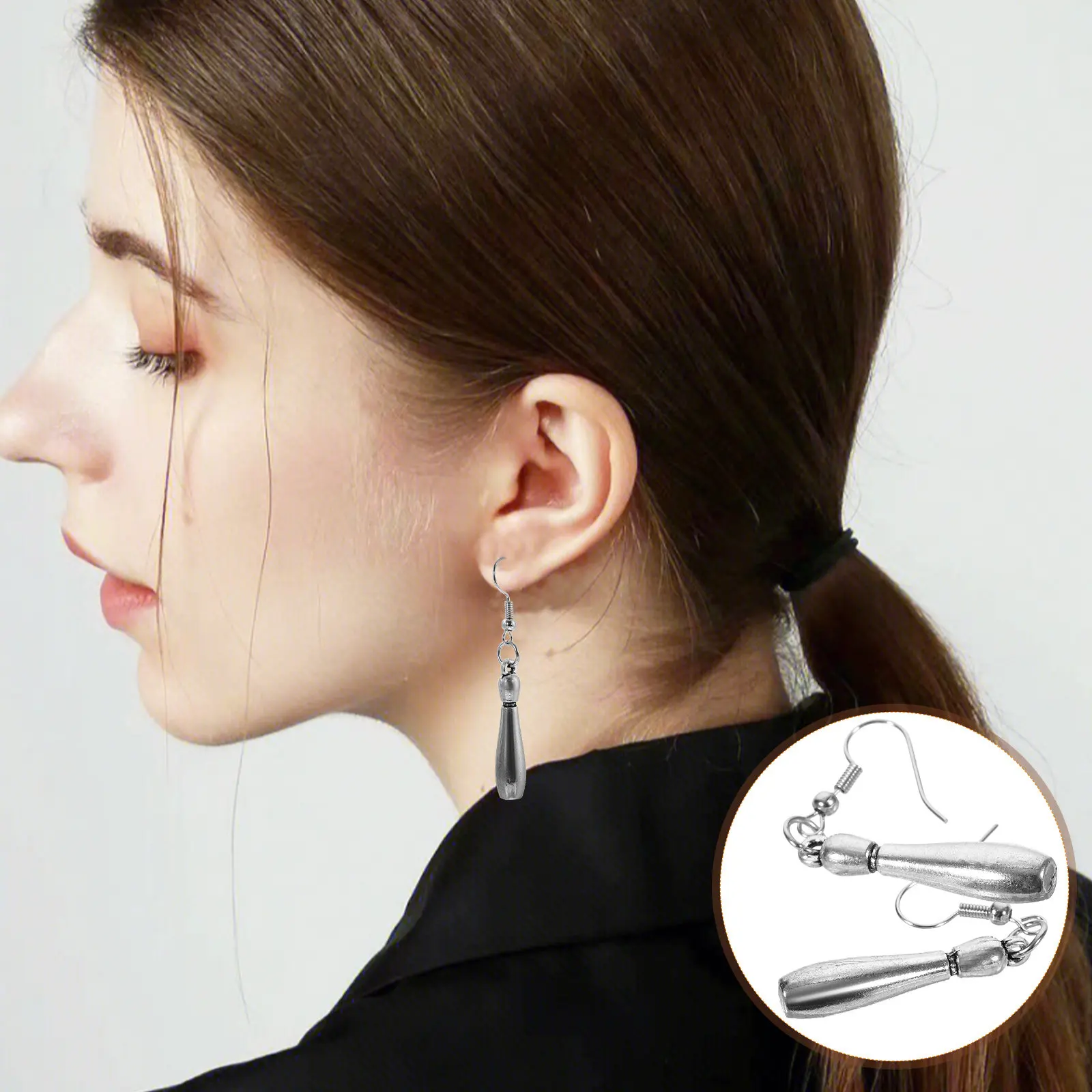 1Pair Bowling Earrings Dangle Stylish Drop Earrings for Women Sports Ear Jewelry Creative Unique Gift Fashion Accessories
1Pair Bowling Earrings Dangle Stylish Drop Earrings for Women Sports Ear Jewelry Creative Unique Gift Fashion Accessories