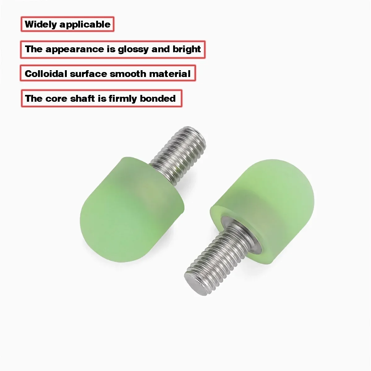 Polyurethane Arc-shaped Rubber Coated Screws - Round Head, Shock Absorbing, Anti-collision, Hand-twist Stainless Steel Screws
Polyurethane Arc-shaped Rubber Coated Screws - Round Head, Shock Absorbing, Anti-collision, Hand-twist Stainless Steel Screws