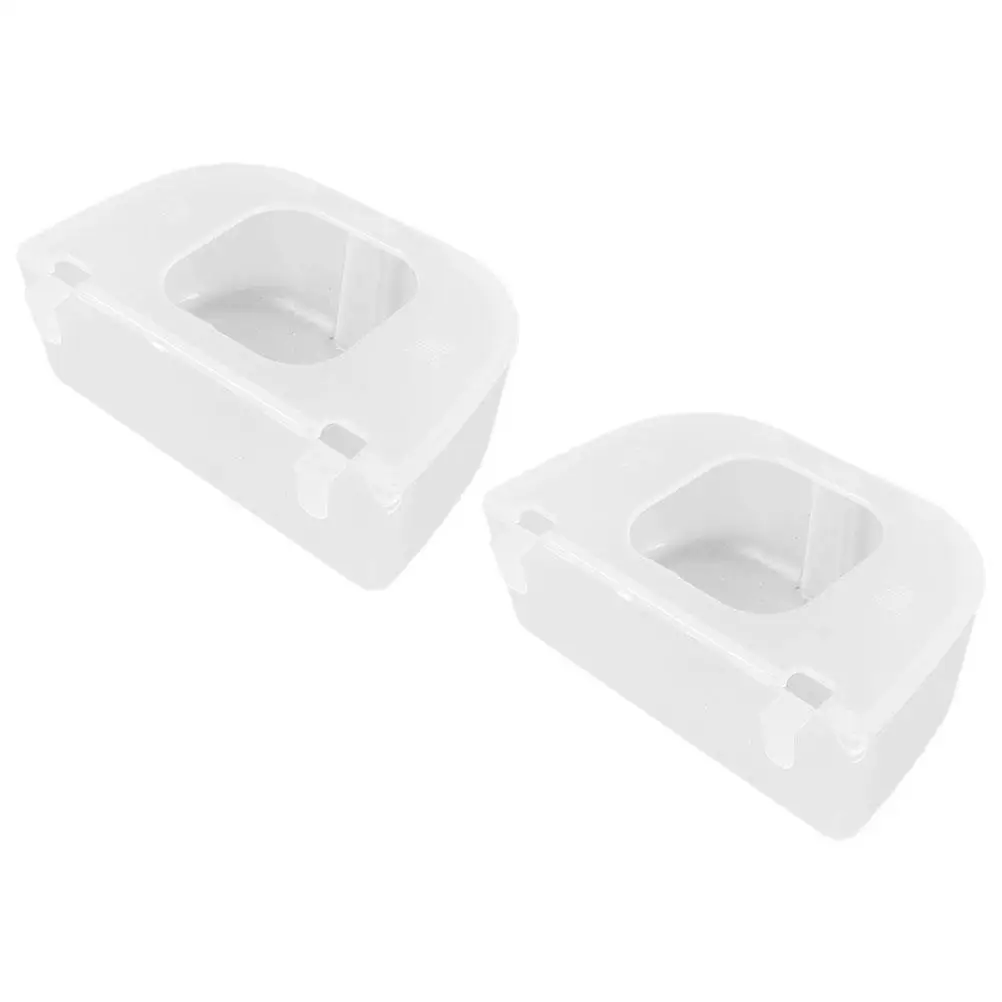 2 Pcs Feeders Bird Trough Cage Birds Feeding Tool Buckle Plastic Food Holder Pet
2 Pcs Feeders Bird Trough Cage Birds Feeding Tool Buckle Plastic Food Holder Pet