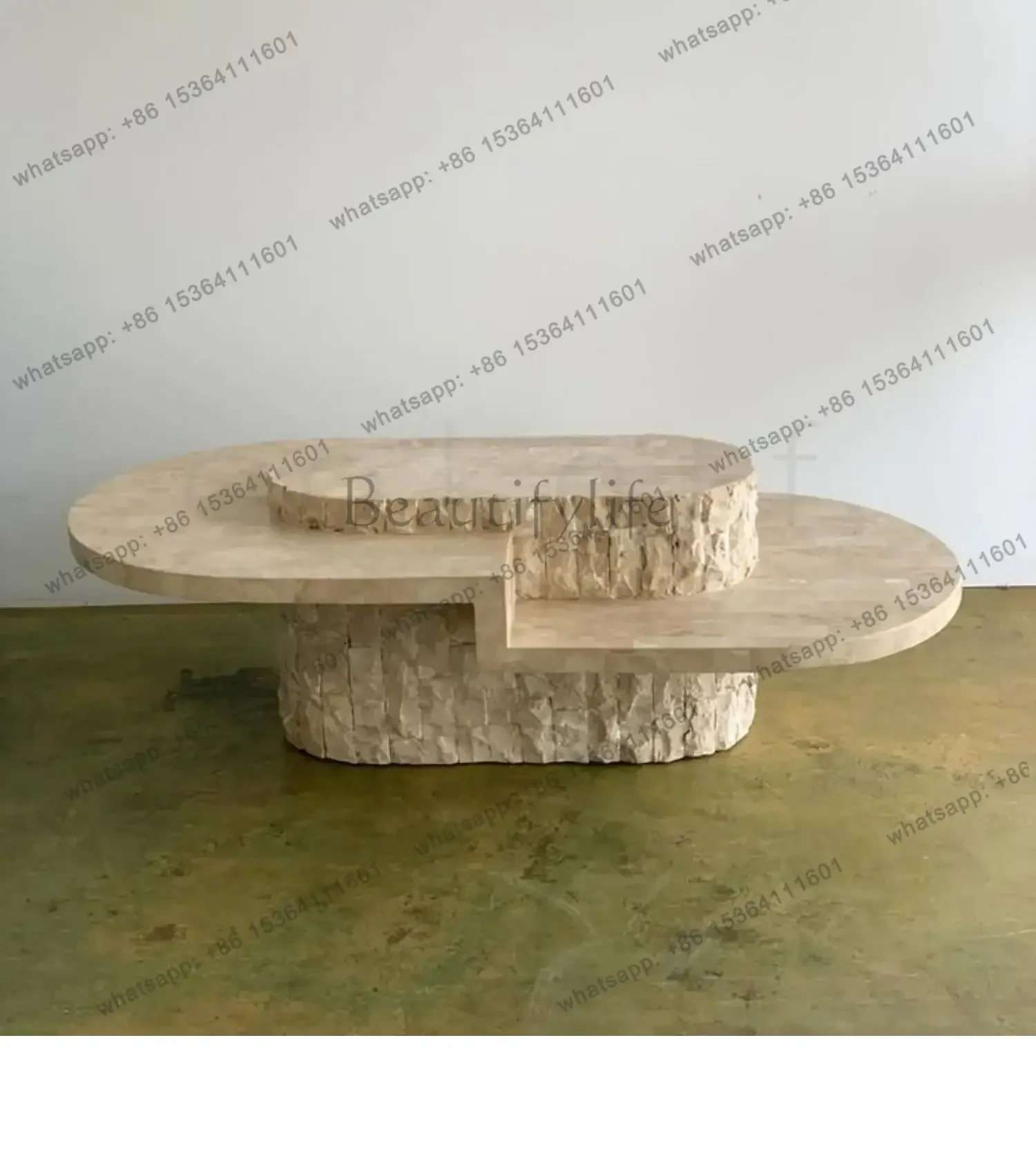 Minimalist Oval Designer Creative Broken Natural Roman Cave Stone Coffee Table Home Villa Living Room
Minimalist Oval Designer Creative Broken Natural Roman Cave Stone Coffee Table Home Villa Living Room