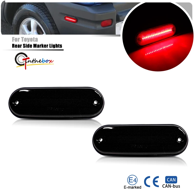Car Red LED Rear Bumper Side Marker Parking Lights For Toyota Rav4 1996 1997 1998 1999 2000 Clearance Light Fender Flare Lamp
Car Red LED Rear Bumper Side Marker Parking Lights For Toyota Rav4 1996 1997 1998 1999 2000 Clearance Light Fender Flare Lamp