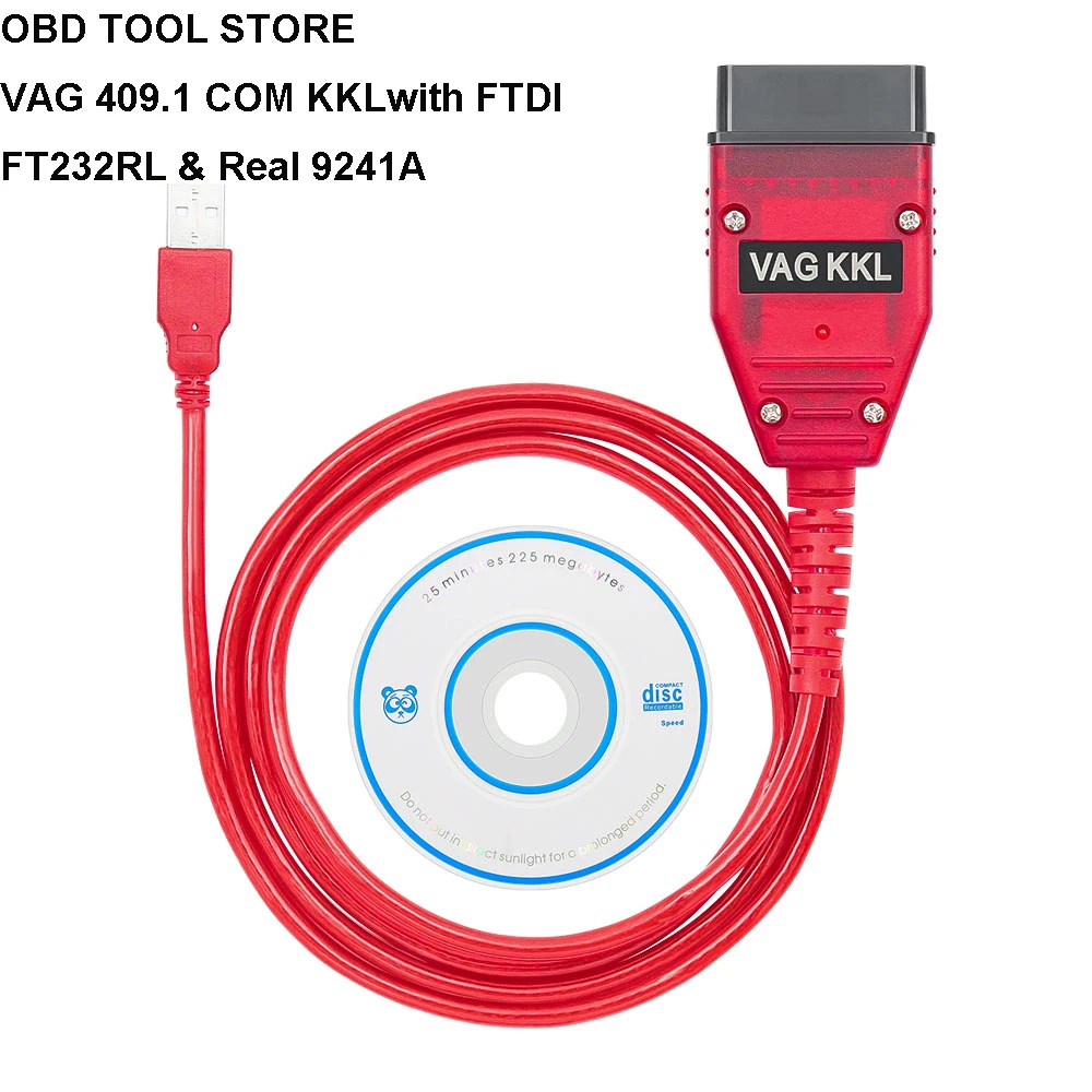 VAG 409.1 COM KKL Real 9241A Chip Red PCB Board OBD2 Car USB Diagnostic Tools Interface Cable Scanner For VW Au-di Sko-da S-eat
VAG 409.1 COM KKL Real 9241A Chip Red PCB Board OBD2 Car USB Diagnostic Tools Interface Cable Scanner For VW Au-di Sko-da S-eat
