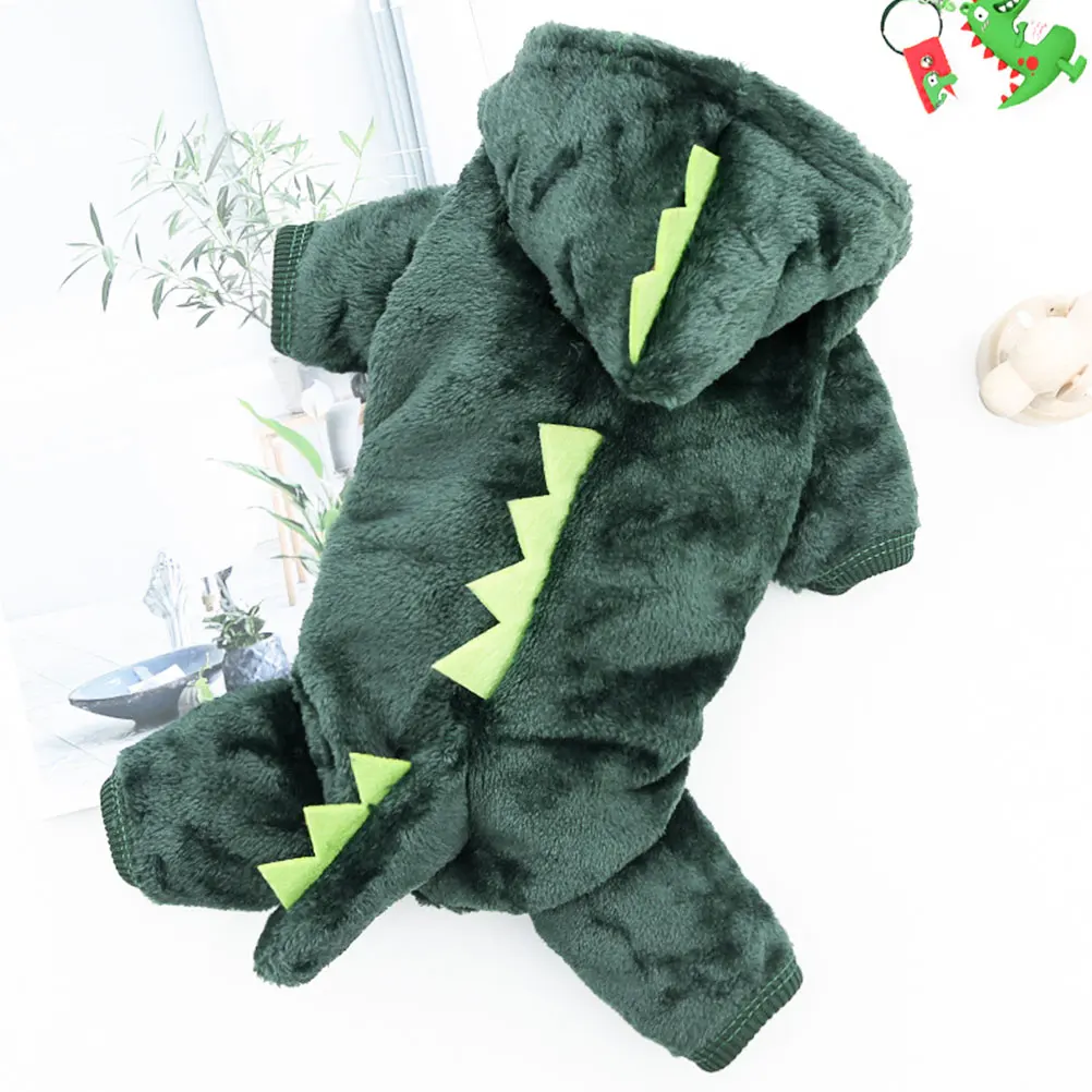 Dog Dinosaur Jumpsuit Warm Hooded Clothing Coral Fleece Pet Costume Cosplay Apparel Toys Animals Adorable Puppy Garment
Dog Dinosaur Jumpsuit Warm Hooded Clothing Coral Fleece Pet Costume Cosplay Apparel Toys Animals Adorable Puppy Garment