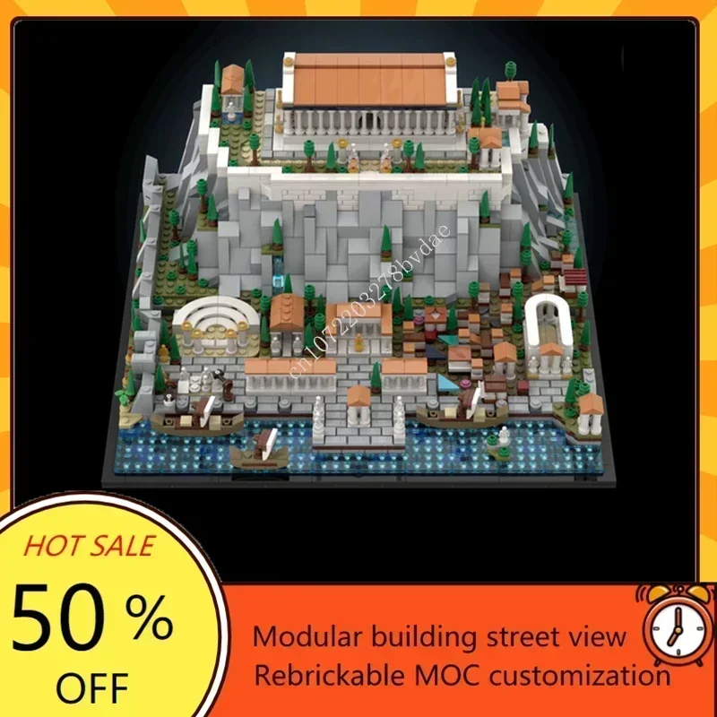 Acropolis of Athens Modular MOC Creative street view Model Architecture DIY Education Custom Puzzle Assembly Model Toys Gifts
Acropolis of Athens Modular MOC Creative street view Model Architecture DIY Education Custom Puzzle Assembly Model Toys Gifts