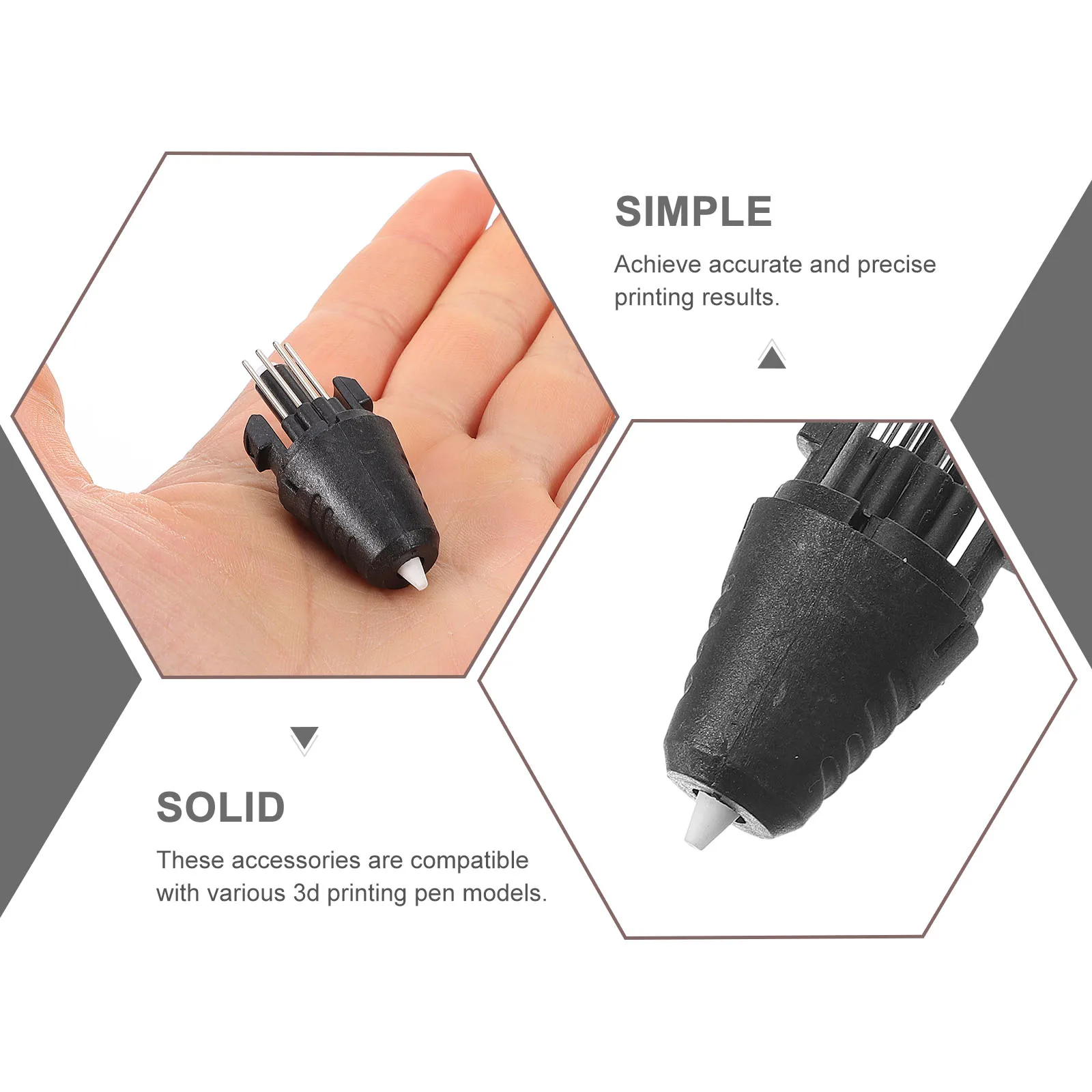 2pcs 3D Printing Pen Heads Replacement Nozzle Parts Compatible With 5V 12V Easy Install Accessories For Various 3D Print
2pcs 3D Printing Pen Heads Replacement Nozzle Parts Compatible With 5V 12V Easy Install Accessories For Various 3D Print