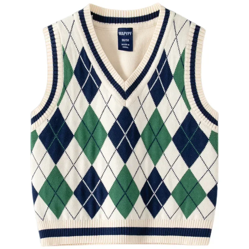 2023 Ins New Fashion Boys Sweater Vest Children Autumn Winter Vest Knit Sweater Plaid Boys Vest
2023 Ins New Fashion Boys Sweater Vest Children Autumn Winter Vest Knit Sweater Plaid Boys Vest