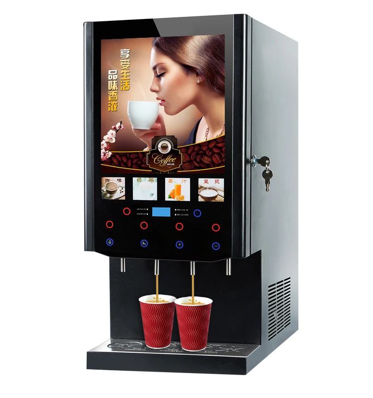40SCW-10 Hot Ice Instant Coffee Machine Commercial Use LED Light Box Advertising Coffee Vending Machine Hot Ice Water Dispenser
40SCW-10 Hot Ice Instant Coffee Machine Commercial Use LED Light Box Advertising Coffee Vending Machine Hot Ice Water Dispenser