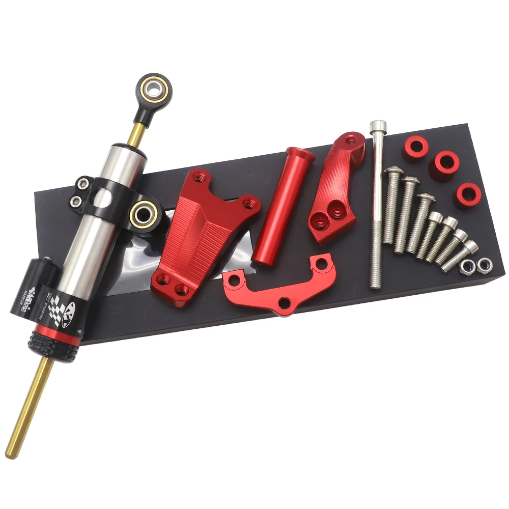 Motorcycle Accessories For Kawasaki ER6N ER-6N ER 6N 2013-2016 Adjustable Steering Damper Stabilizer Aluminum Bracket Mount Kit
Motorcycle Accessories For Kawasaki ER6N ER-6N ER 6N 2013-2016 Adjustable Steering Damper Stabilizer Aluminum Bracket Mount Kit