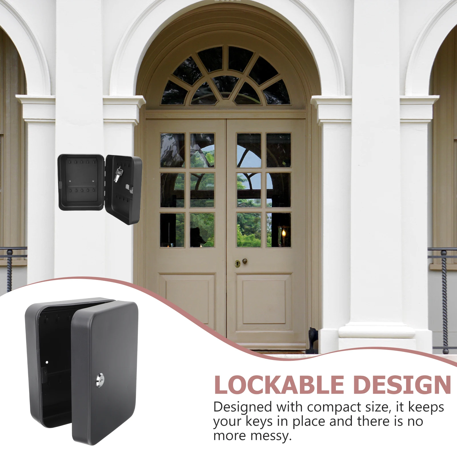 Key Cabinet Box Storage Rack Boxes Wall Mounted Indoor Bracket Holder Organizer Wrought Iron Locking Case Tidy
Key Cabinet Box Storage Rack Boxes Wall Mounted Indoor Bracket Holder Organizer Wrought Iron Locking Case Tidy