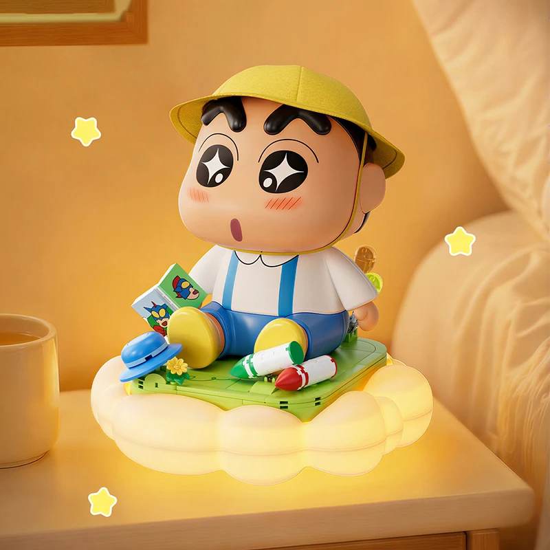 AREAX Crayon Shin Chan Building Blocks Pat Night Light Cloud Shaped Desktop Ornament Home Decor Holiday Gift For Adult Fans
AREAX Crayon Shin Chan Building Blocks Pat Night Light Cloud Shaped Desktop Ornament Home Decor Holiday Gift For Adult Fans
