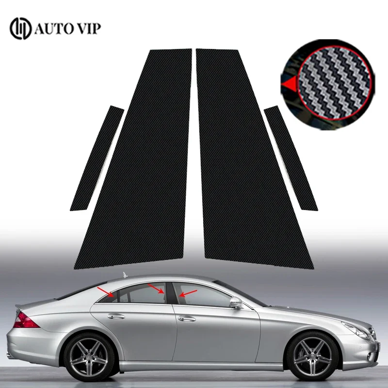 4Pcs Car Door Window Pillar Posts Trim Covers Sticker Auto Exterior Parts for MERCEDES CLS C219 carbon fibre 2006-2011accessorie
4Pcs Car Door Window Pillar Posts Trim Covers Sticker Auto Exterior Parts for MERCEDES CLS C219 carbon fibre 2006-2011accessorie