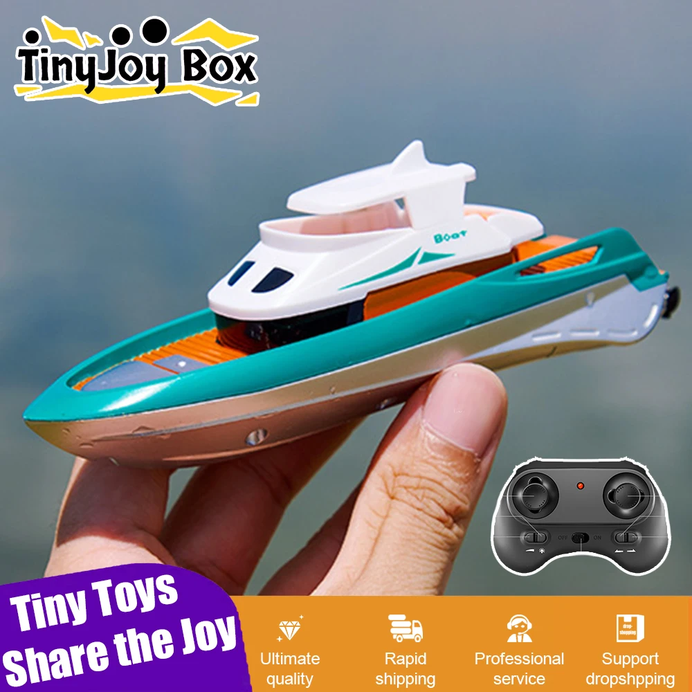 1/32 Mini Remote Control Boat Pocket RC Boat Ship with Dual Propellers Waterproof Anti-Collision LED Light Speedboat Toy for Kid
1/32 Mini Remote Control Boat Pocket RC Boat Ship with Dual Propellers Waterproof Anti-Collision LED Light Speedboat Toy for Kid
