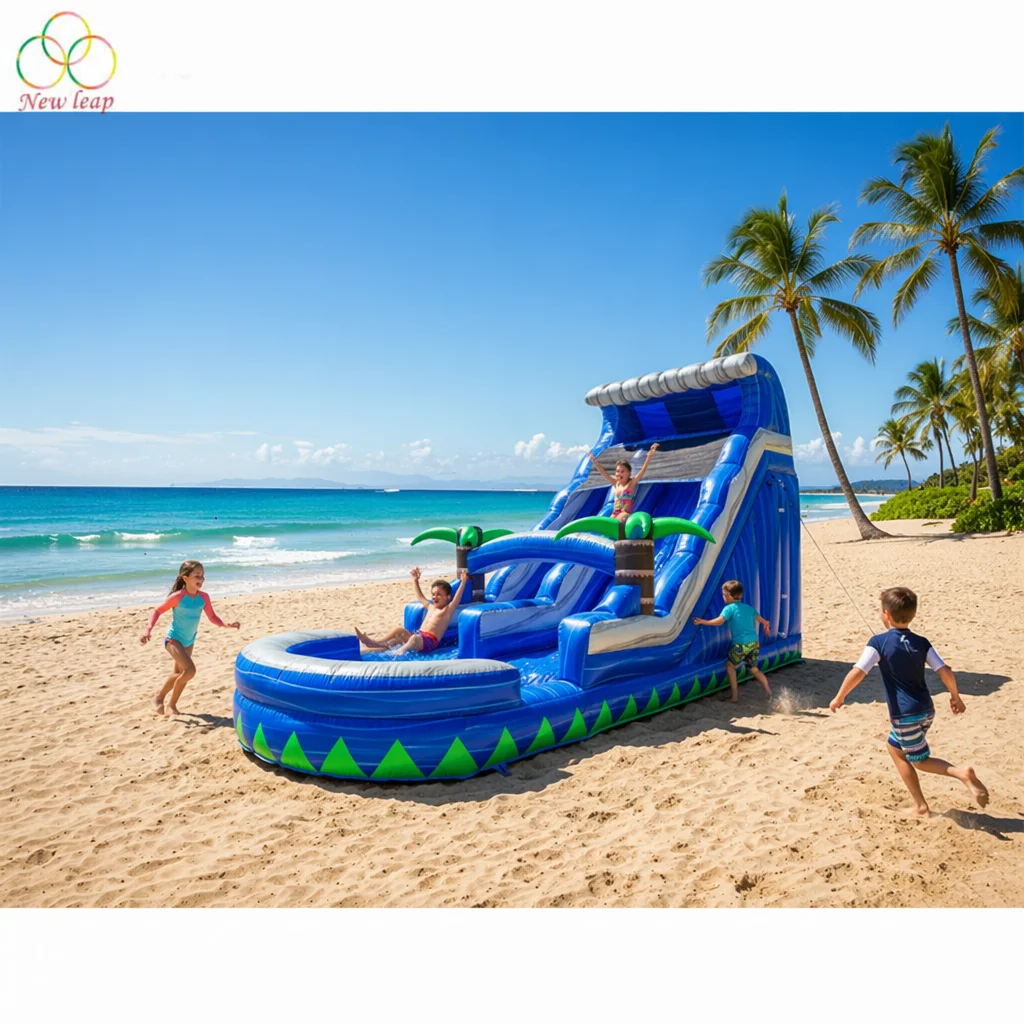Party Event Wet Inflatable Wave Water Slide with Water Splash Pool
Party Event Wet Inflatable Wave Water Slide with Water Splash Pool