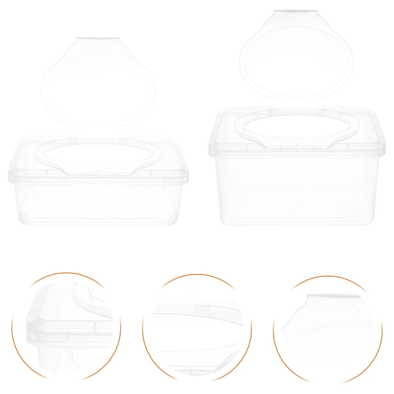 2Pcs Clear Refillable Wipes Dispenser Flip-Top Portable Wipes Holder for Home Office Car Bathroom Outdoor Travel 1100Ml
2Pcs Clear Refillable Wipes Dispenser Flip-Top Portable Wipes Holder for Home Office Car Bathroom Outdoor Travel 1100Ml