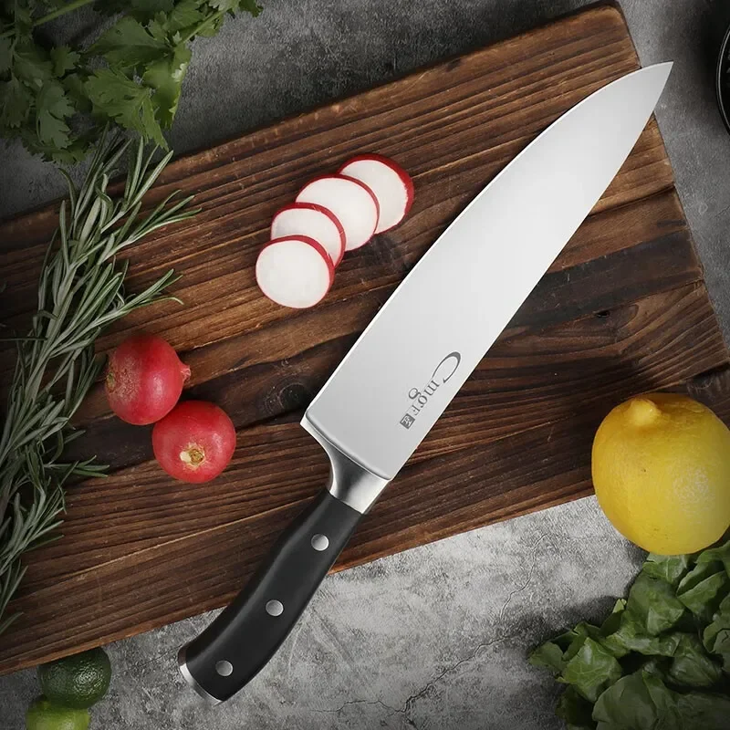 CMGF Chef Knife, Professional Kitchen Knife with Ergonomic Handle, Razor-Sharp Knife for Meat, Vegetable and Fruits,
CMGF Chef Knife, Professional Kitchen Knife with Ergonomic Handle, Razor-Sharp Knife for Meat, Vegetable and Fruits,