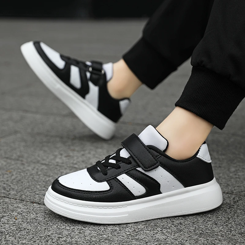 New Children Sneaker Boys Casual Shoes Black Leather Flat Student Walking Shoes Non-slip Girl Lightweight Sports Tennis Footwear
New Children Sneaker Boys Casual Shoes Black Leather Flat Student Walking Shoes Non-slip Girl Lightweight Sports Tennis Footwear