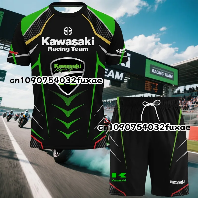 2025 Summer New Kawasaki Motorcycle Men's T-shirt+Shorts Set 3D Printed Flower Outdoor Cycling Set Women's Children's Sports Set
2025 Summer New Kawasaki Motorcycle Men's T-shirt+Shorts Set 3D Printed Flower Outdoor Cycling Set Women's Children's Sports Set