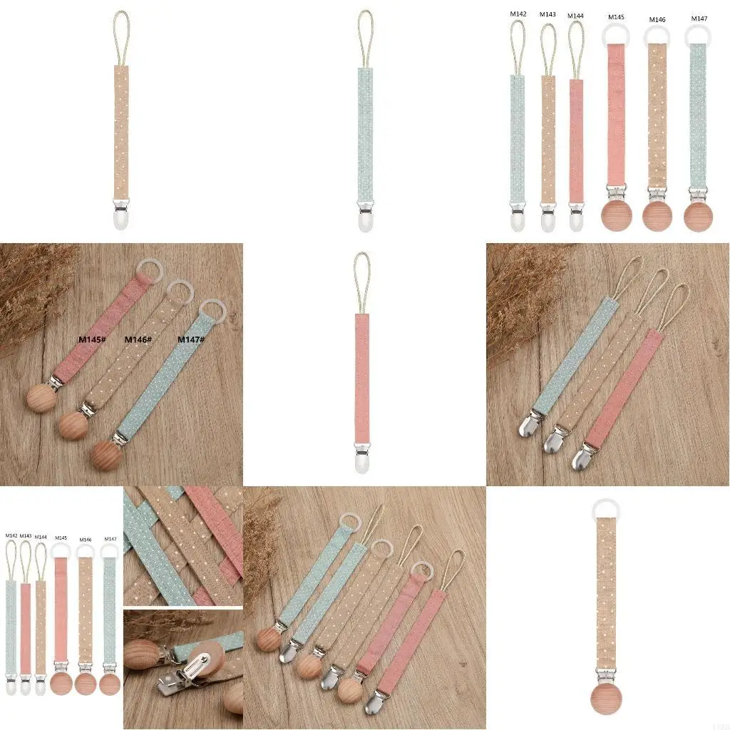 Pacifier Clip Teething Strap Binky Holder Baby Clips Teether Baby Teething L8RB
Pacifier Clip Teething Strap Binky Holder Baby Clips Teether Baby Teething L8RB