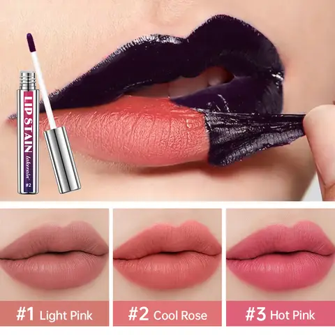 Tinta Labbra Peel Off a Lunga Durata, Colore Labbra Rimovibile, Leggera e Pigmentata, Trucco Labbra in Tonalità Naturali Adatto a Tutte le Carnagioni, Cosmetico Labbra Non Trasferibile per Uso Quotidiano per Donne