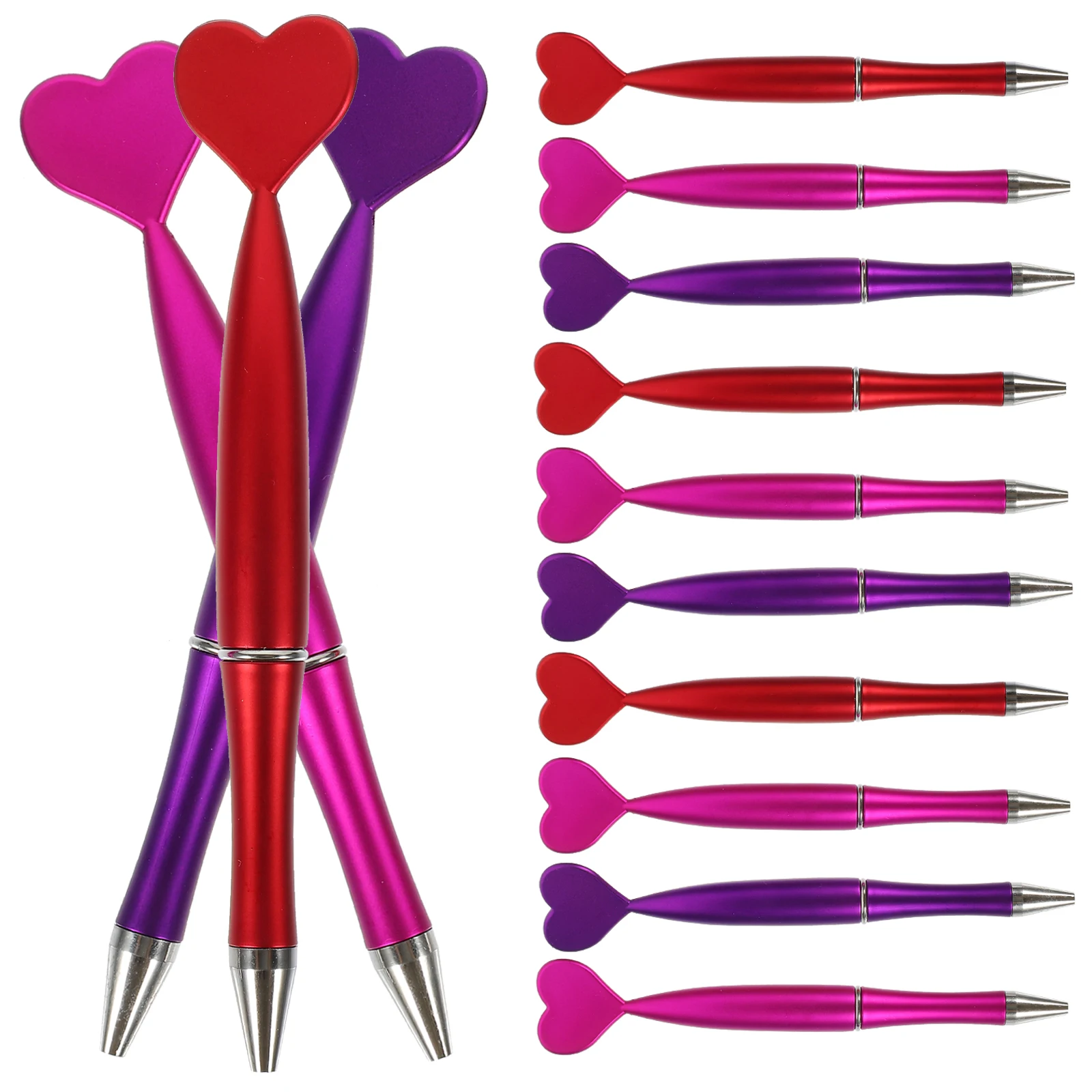 48pcs Heart Shaped Ballpoint Pen Black Gel Pens Office Supplies Home Accessories Portable Writing Ergonomic Valentine Gift
48pcs Heart Shaped Ballpoint Pen Black Gel Pens Office Supplies Home Accessories Portable Writing Ergonomic Valentine Gift