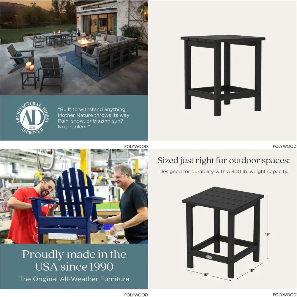 18 Inch Black Side Table for Long Island Living
18 Inch Black Side Table for Long Island Living