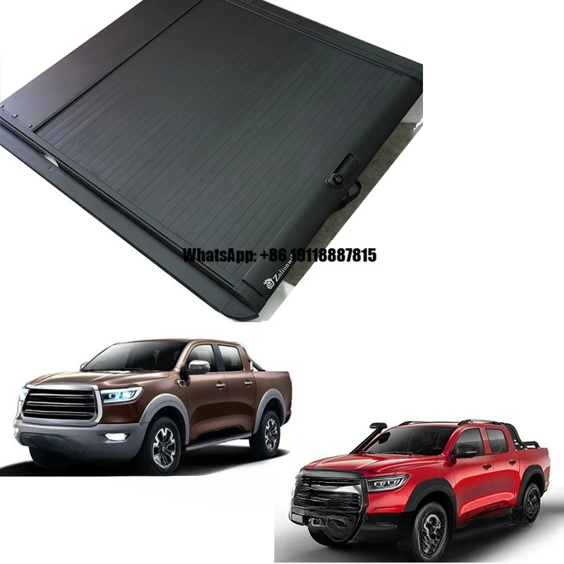Manual Rear Roller Lid Thickened Aluminum Pickup Back Cover Rolling Curtain Push Pull Back Box Cover for Great Wall GWM POER
Manual Rear Roller Lid Thickened Aluminum Pickup Back Cover Rolling Curtain Push Pull Back Box Cover for Great Wall GWM POER