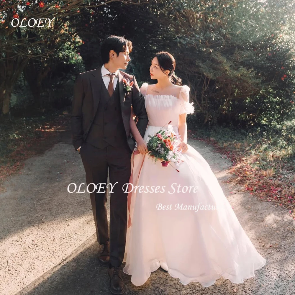 OLOEY Korean Wedding Photography Simple Organza Square Collar Long Bridal Gown Pleat Floor-Length Prom Dress Corset Back
OLOEY Korean Wedding Photography Simple Organza Square Collar Long Bridal Gown Pleat Floor-Length Prom Dress Corset Back