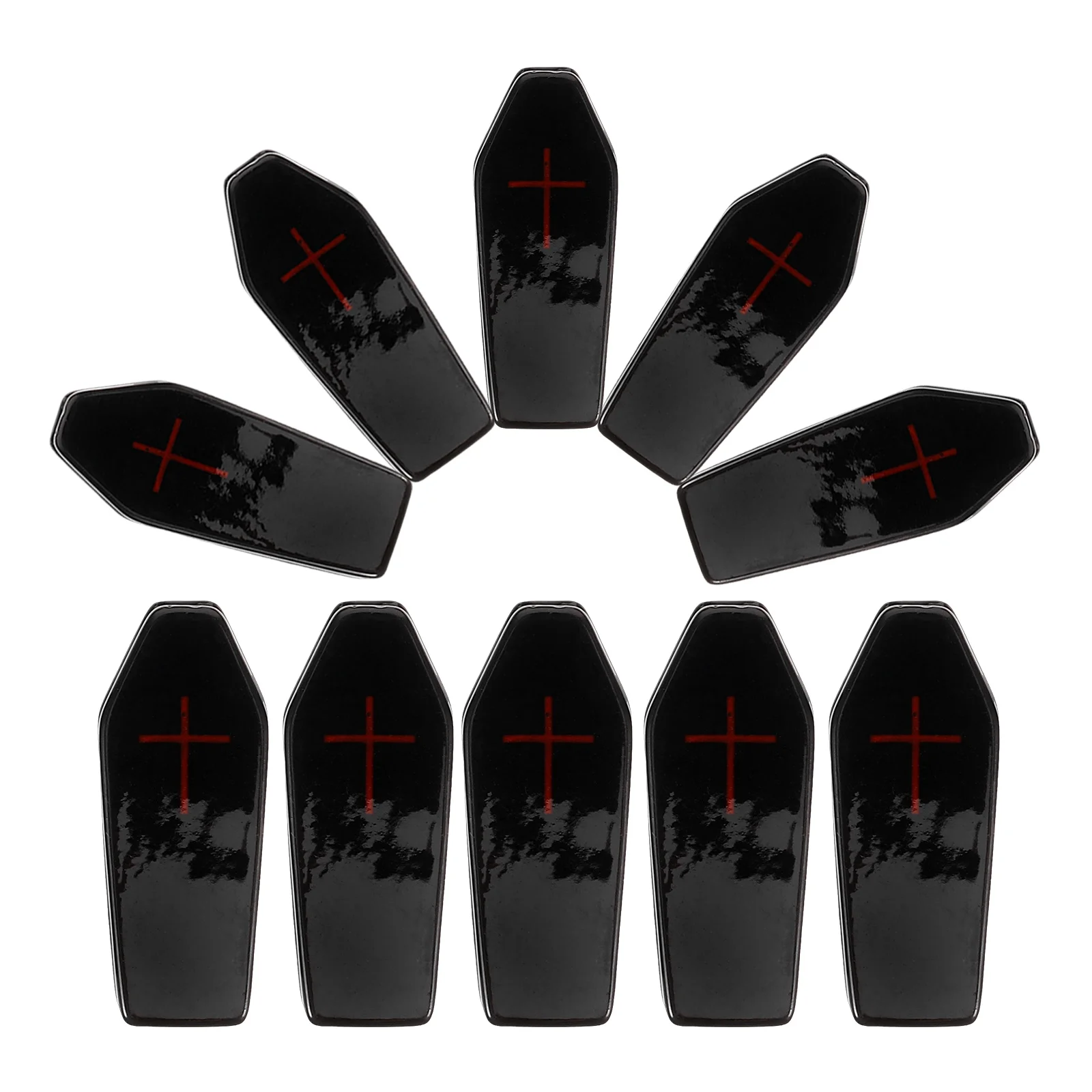 10 Pcs Black Coffin Ornaments Party Decoration Prop Decorations Shape Adornment Halloween
10 Pcs Black Coffin Ornaments Party Decoration Prop Decorations Shape Adornment Halloween