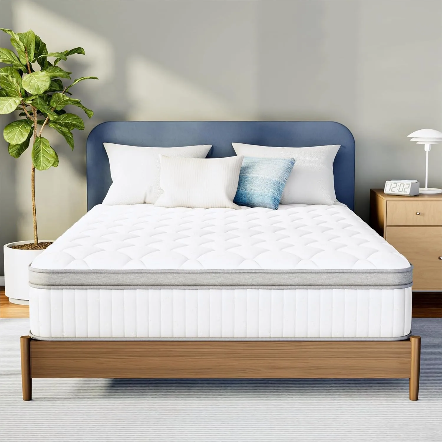 Full Size Mattress 10 Inch Hybrid, Cooling Gel Memory Foam and Pocket Springs, Medium Firm, CertiPUR-US Certified
Full Size Mattress 10 Inch Hybrid, Cooling Gel Memory Foam and Pocket Springs, Medium Firm, CertiPUR-US Certified