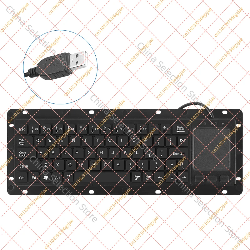 Inlaid k-68 keyboard and mouse integrated wired industrial keyboard touchpad/trackball, anti-static and anti-interference
Inlaid k-68 keyboard and mouse integrated wired industrial keyboard touchpad/trackball, anti-static and anti-interference