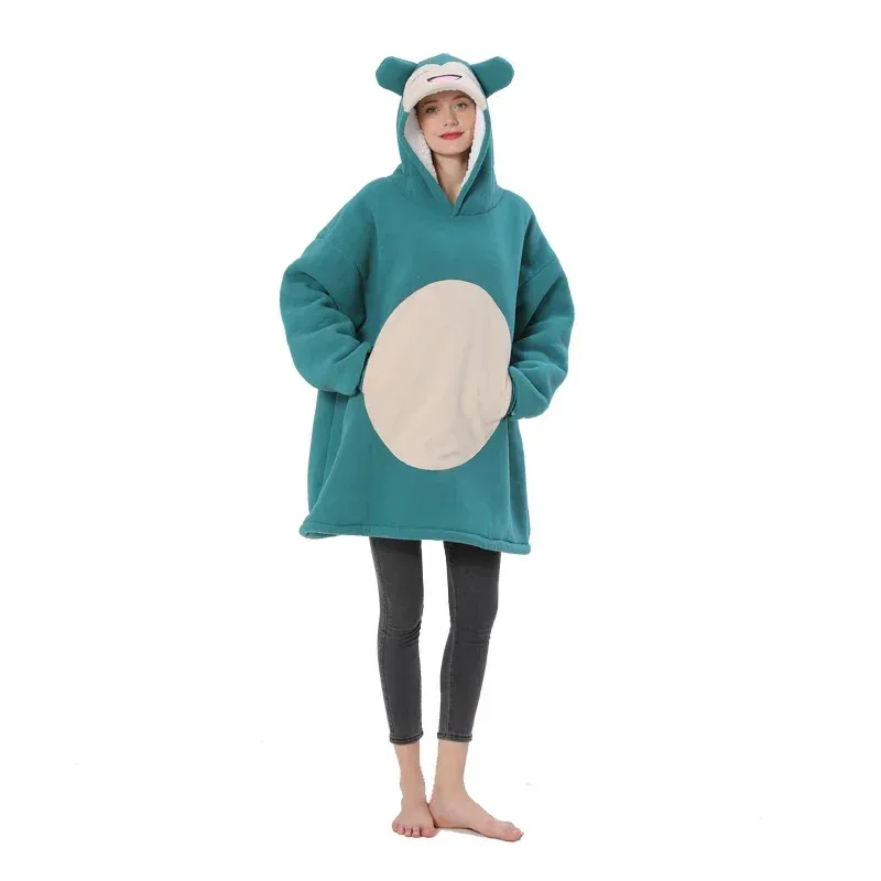 TAKARA TOMY Winter Snorlax Hooded Coat Jacket Cartoon Women Oversized Sweater Thicken Warm Soft TV Hoodie Homewear
TAKARA TOMY Winter Snorlax Hooded Coat Jacket Cartoon Women Oversized Sweater Thicken Warm Soft TV Hoodie Homewear