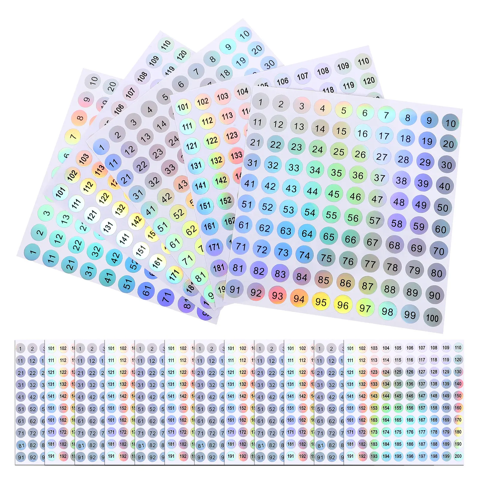 20 Sheets Color Change Number Stickers Adhesive Number Classification Stickers for Inventory Management Office Classroom
20 Sheets Color Change Number Stickers Adhesive Number Classification Stickers for Inventory Management Office Classroom