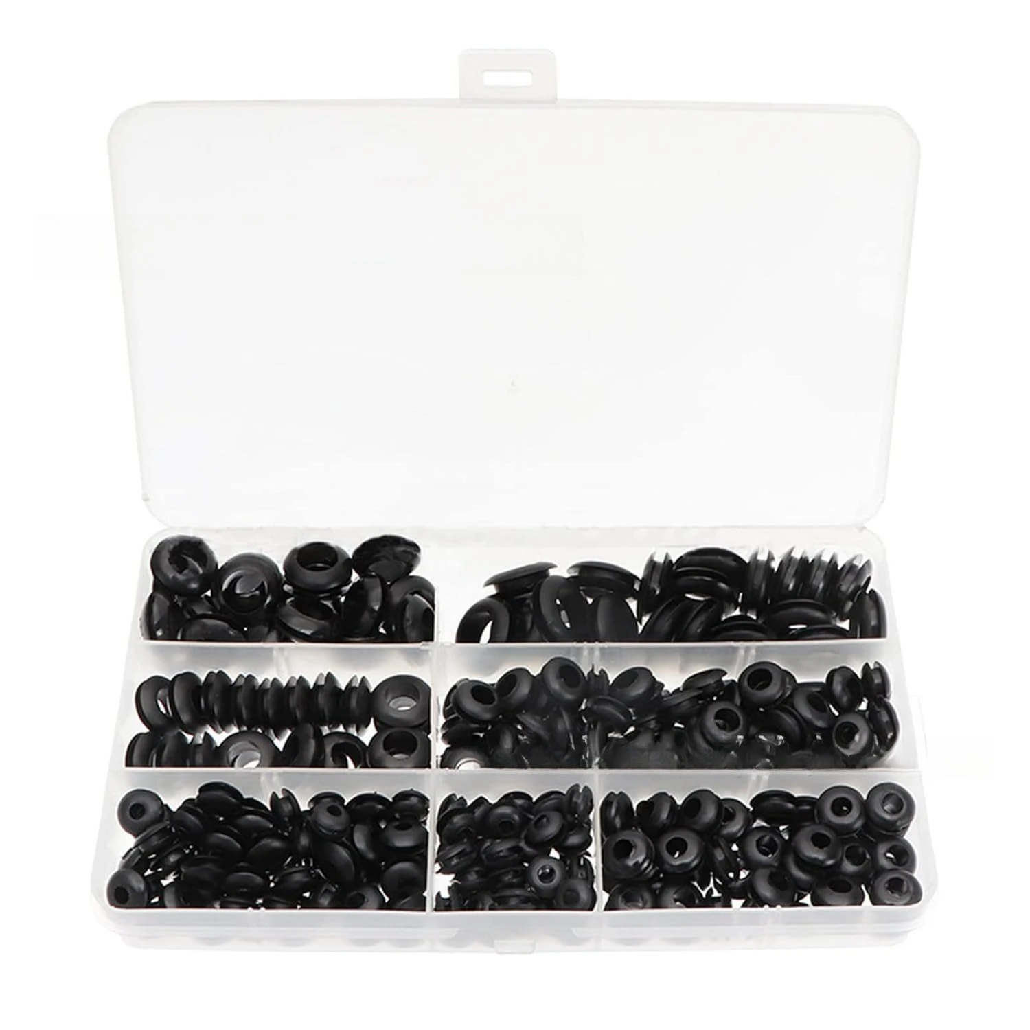 260Pcs Boxed Black Rubber Waterproof Insulation I-Type Grommet M3-M12 Assortment
260Pcs Boxed Black Rubber Waterproof Insulation I-Type Grommet M3-M12 Assortment