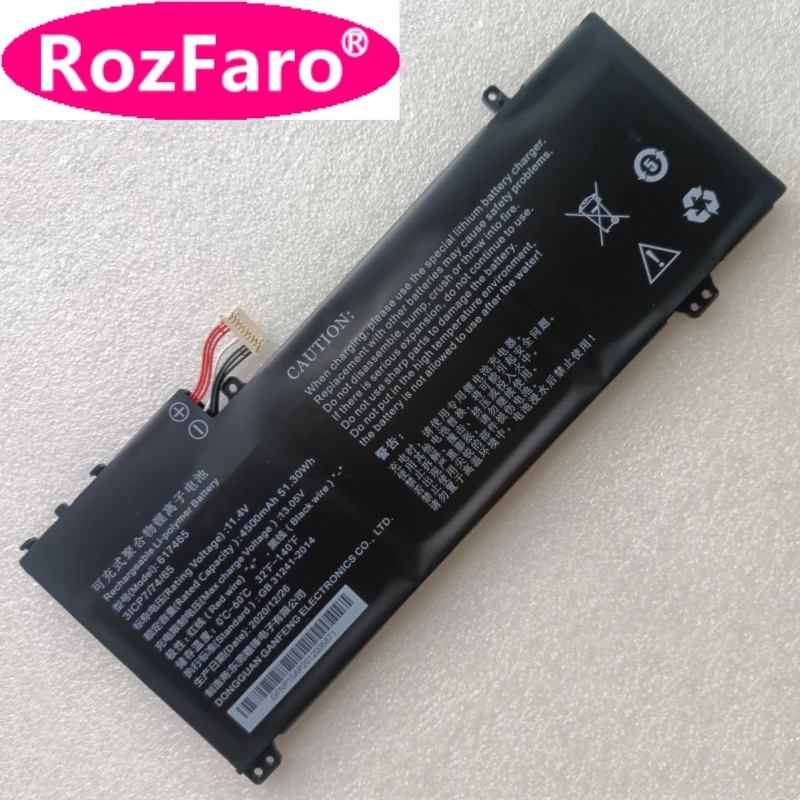 RozFaro 617465 567572-3S NP15AP Laptop Battery 11.4V 51.3Wh 4500mAh For Haier i1500SM i1500SD 15.6inches i3-10110U Notebook
RozFaro 617465 567572-3S NP15AP Laptop Battery 11.4V 51.3Wh 4500mAh For Haier i1500SM i1500SD 15.6inches i3-10110U Notebook