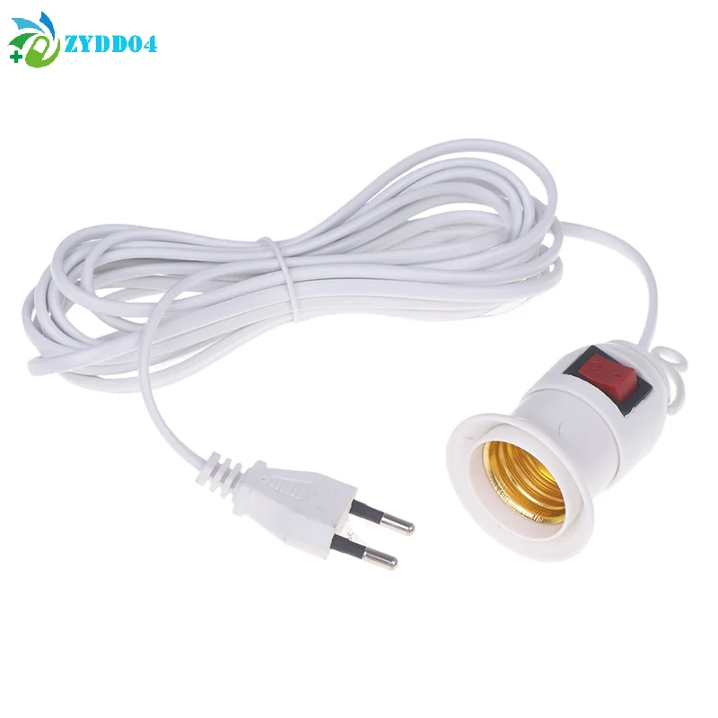 ●1Pcs EU Plug 4M Power Cord Cables E27 Lamp Base Holder With Switch For Pendant Led Bulbs Fixture Hanglamp Suspension Socket
●1Pcs EU Plug 4M Power Cord Cables E27 Lamp Base Holder With Switch For Pendant Led Bulbs Fixture Hanglamp Suspension Socket