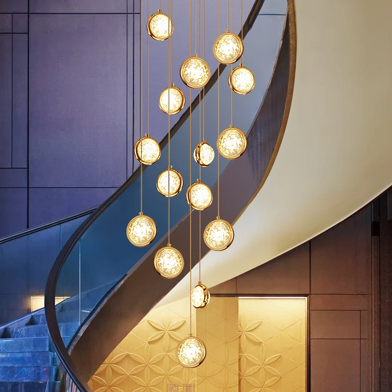 Modern LEDK9 crystal staircase chandelier simple light luxury living room golden chandelier kitchen decoration bedroom chandelie
Modern LEDK9 crystal staircase chandelier simple light luxury living room golden chandelier kitchen decoration bedroom chandelie