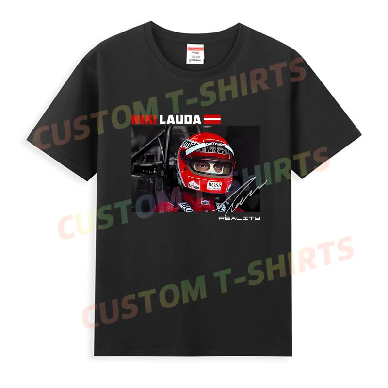 Hot Sale Summer 100% Cotton Black Lauda Signature T Shirt Men Short Sleeves Cool Tee Hip Hop Streetwear T-shirt
Hot Sale Summer 100% Cotton Black Lauda Signature T Shirt Men Short Sleeves Cool Tee Hip Hop Streetwear T-shirt