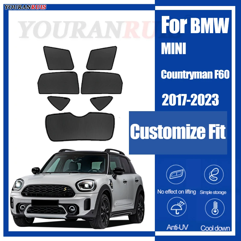 For BMW MINI Countryman F60 2017-2023 Magnetic Car Windows Front Windshield Sunshade Visor Car Sun Protection Curtains
For BMW MINI Countryman F60 2017-2023 Magnetic Car Windows Front Windshield Sunshade Visor Car Sun Protection Curtains