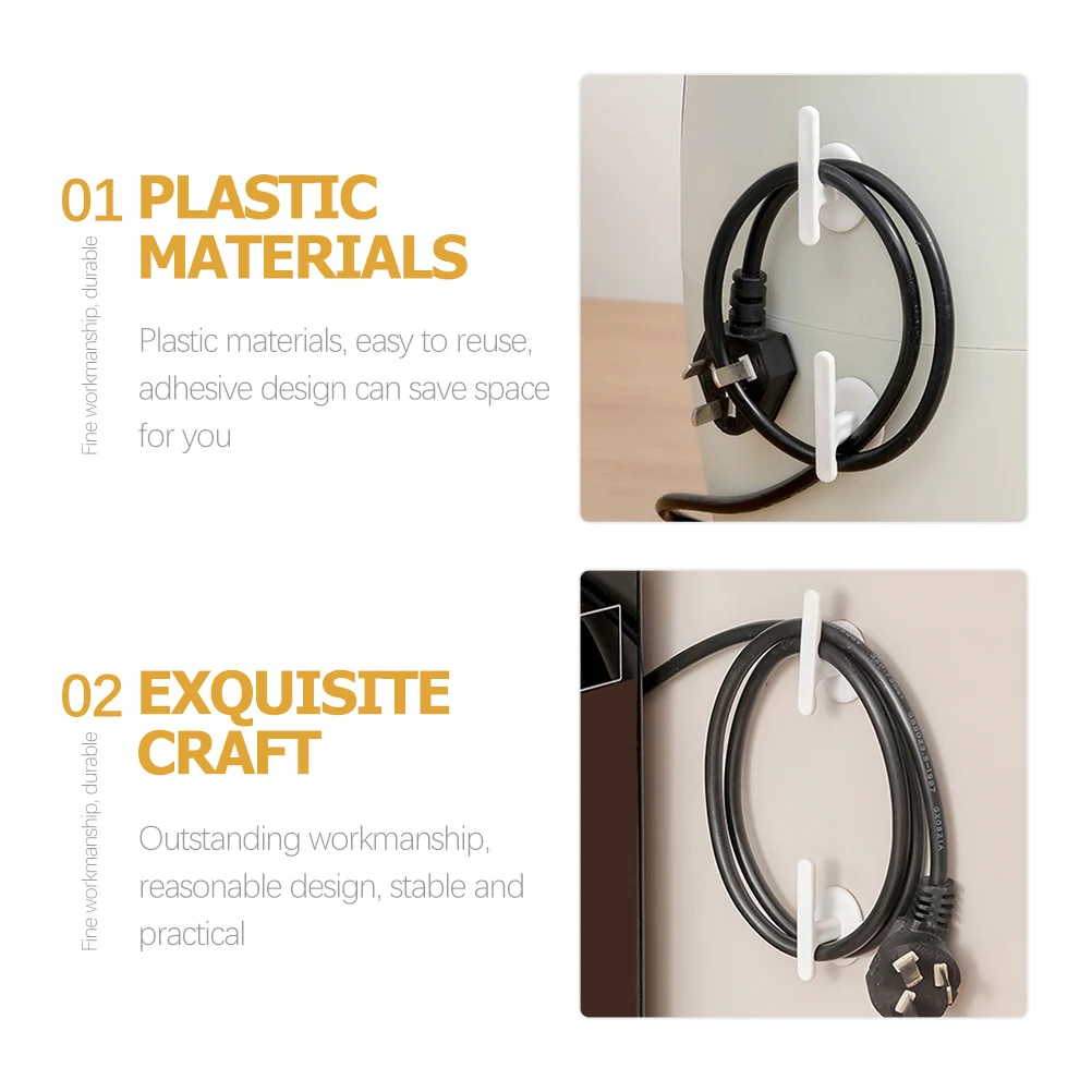 24Pcs Wire Organizer Self Adhesive Cord Winder for Household Appliance Cable Management Holder Desktop Use Cord Storage
24Pcs Wire Organizer Self Adhesive Cord Winder for Household Appliance Cable Management Holder Desktop Use Cord Storage