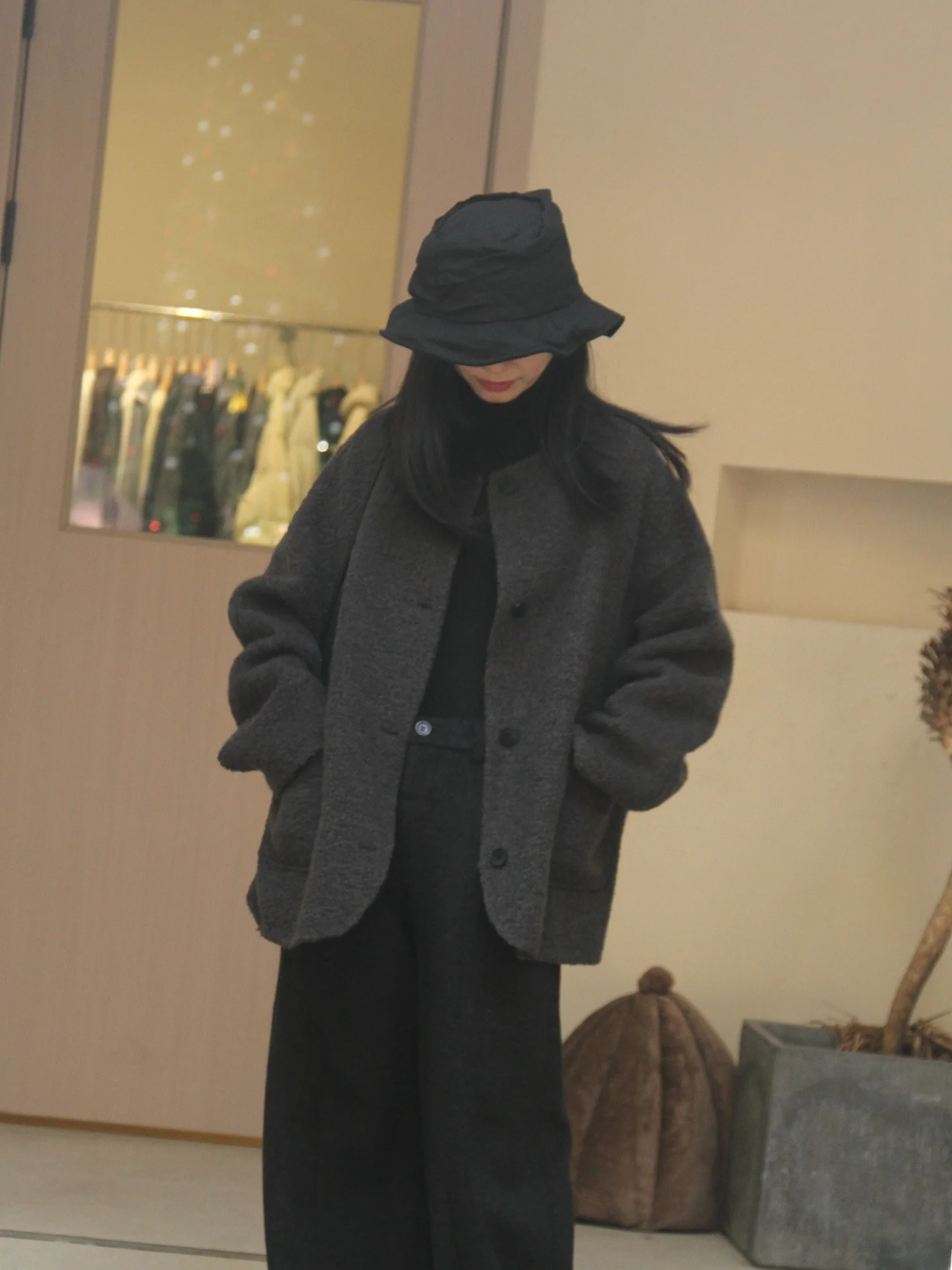 Versatile Simple Sle Camel Wool Coat round Ne Single Button Ladies Outerwear Warm Long Sve Casual Ele Coat
Versatile Simple Sle Camel Wool Coat round Ne Single Button Ladies Outerwear Warm Long Sve Casual Ele Coat