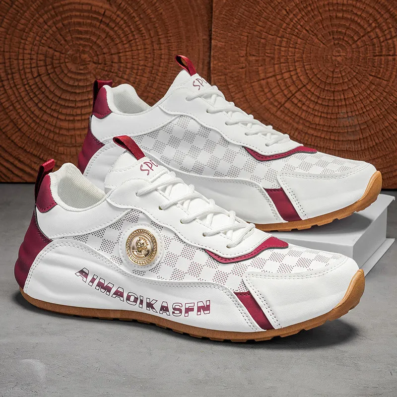 Summer White Men's Sneakers Platform Leather Casual Sneaker For Men Trainers Low Cut Checked Men Athletic Shoes zapatos hombre
Summer White Men's Sneakers Platform Leather Casual Sneaker For Men Trainers Low Cut Checked Men Athletic Shoes zapatos hombre