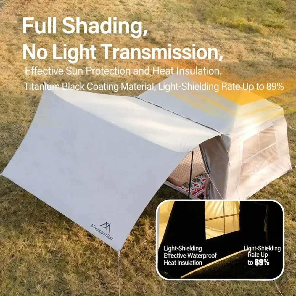 MOUNTAINHIKER Outdoor Camping Manual Inflation Tent Anti-UV Shade Waterproof 3-5 Person Air Tent Hiking Quick Open Beach Fishing
MOUNTAINHIKER Outdoor Camping Manual Inflation Tent Anti-UV Shade Waterproof 3-5 Person Air Tent Hiking Quick Open Beach Fishing