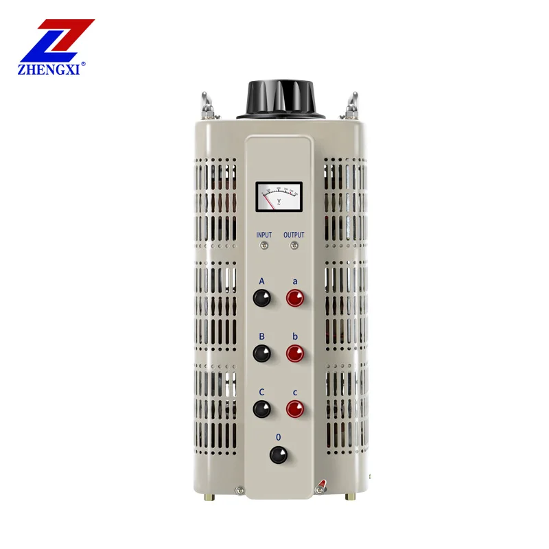 TSGC2-3KVA Adjustable Manual Variac Transformer 0~430VAC Output Voltage Stabilizer Regulator For SVC And TDGC2 Three Phase
TSGC2-3KVA Adjustable Manual Variac Transformer 0~430VAC Output Voltage Stabilizer Regulator For SVC And TDGC2 Three Phase
