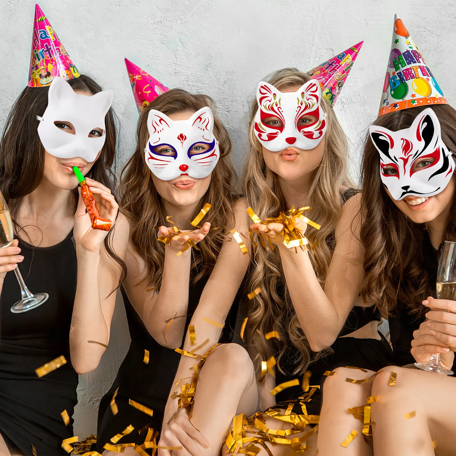 20Pcs Blank Printable Cat Masks Paper Craft Supplies for DIY Painting Party Decoration Masquerade Accessories Halloween Prop
20Pcs Blank Printable Cat Masks Paper Craft Supplies for DIY Painting Party Decoration Masquerade Accessories Halloween Prop