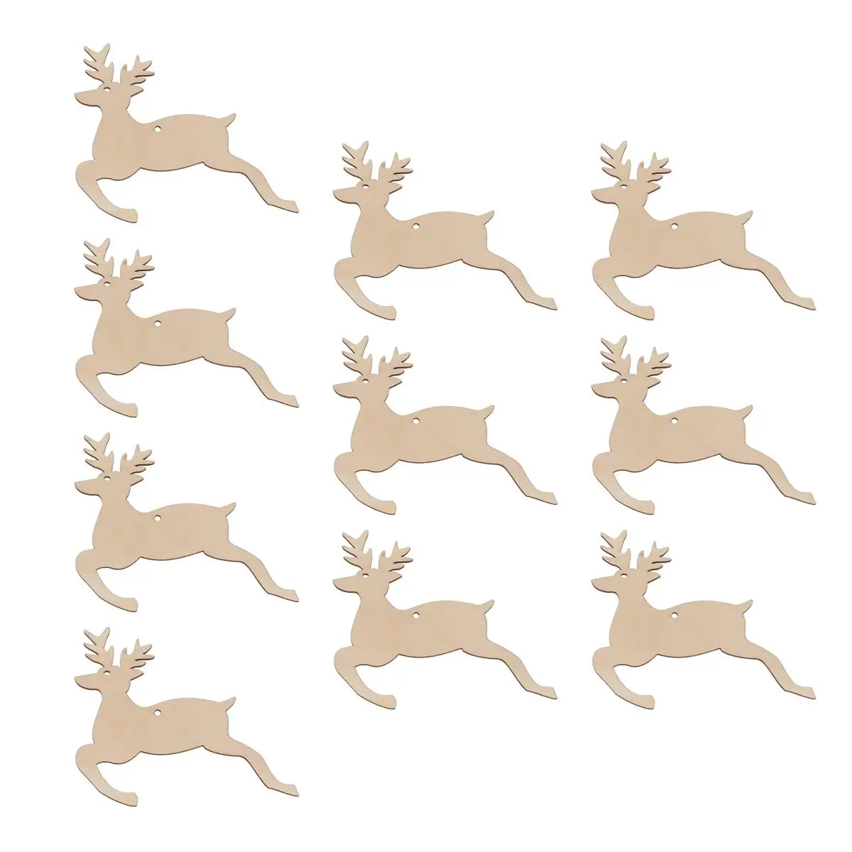 10 Pcs Wood Slices Unfinished naments Cutouts Wooden Craft Deer Shape Christmas Sewing Accessories DIY Projects Holiday
10 Pcs Wood Slices Unfinished naments Cutouts Wooden Craft Deer Shape Christmas Sewing Accessories DIY Projects Holiday