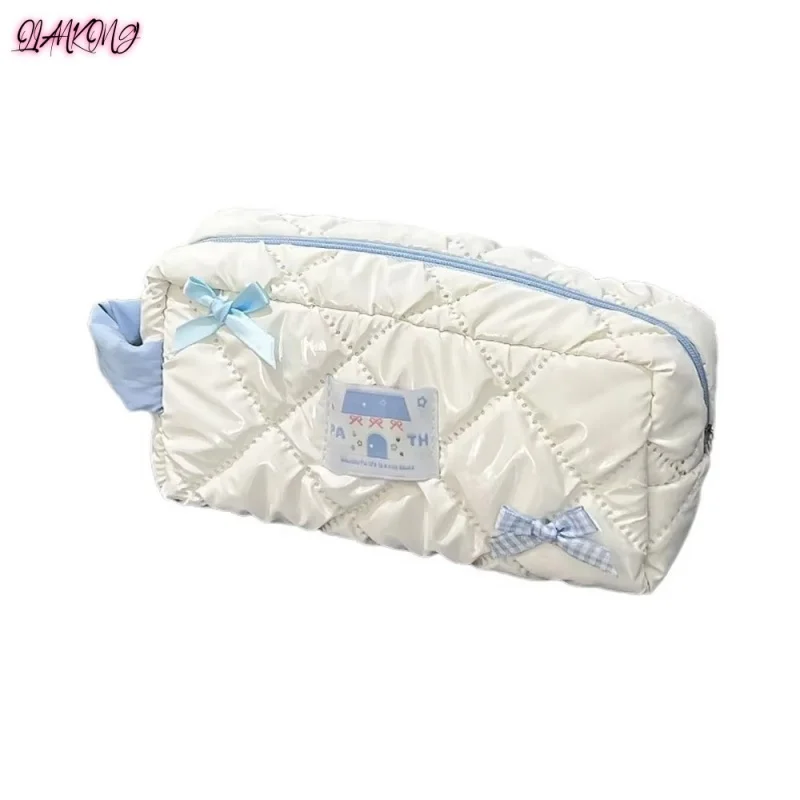 Sweet Bow Pen Bag Women Travel Cosmetic Bag Large Cosmetic Holder Case Portable Pencil Pouch Pencil Cases Stationery Gift
Sweet Bow Pen Bag Women Travel Cosmetic Bag Large Cosmetic Holder Case Portable Pencil Pouch Pencil Cases Stationery Gift