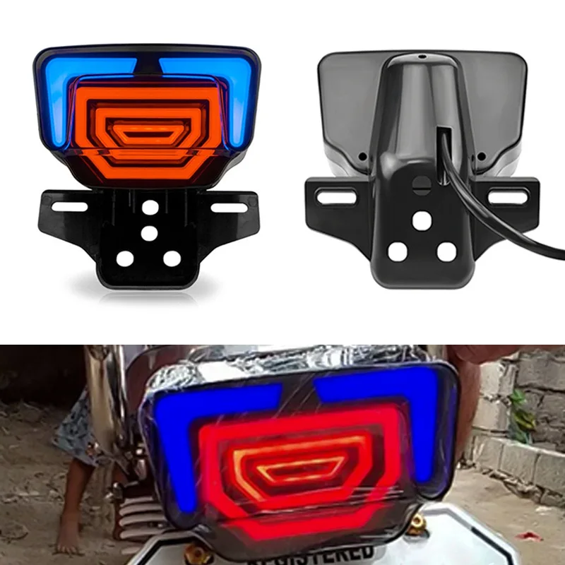 Decoration LED Tail Lamp Rear Brake Stop Light for Motorcycle E-Bike Moped Pit-Bike 12V Universal Modified Lighting System
Decoration LED Tail Lamp Rear Brake Stop Light for Motorcycle E-Bike Moped Pit-Bike 12V Universal Modified Lighting System