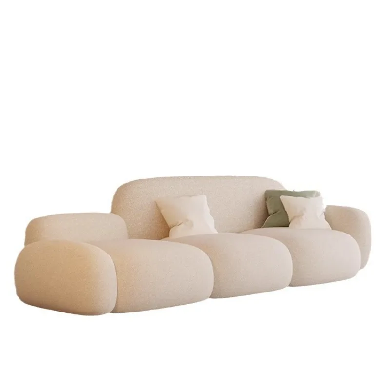 Small apartment light luxury beauty salon clothing store reception cloud sofa
Small apartment light luxury beauty salon clothing store reception cloud sofa