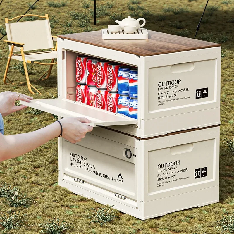Outdoor Camping Storage Box, Collapsible Plastic Storage Bins with Wood Lids, for Outdoor Camping Picnic Indoor Home Room Closet
Outdoor Camping Storage Box, Collapsible Plastic Storage Bins with Wood Lids, for Outdoor Camping Picnic Indoor Home Room Closet