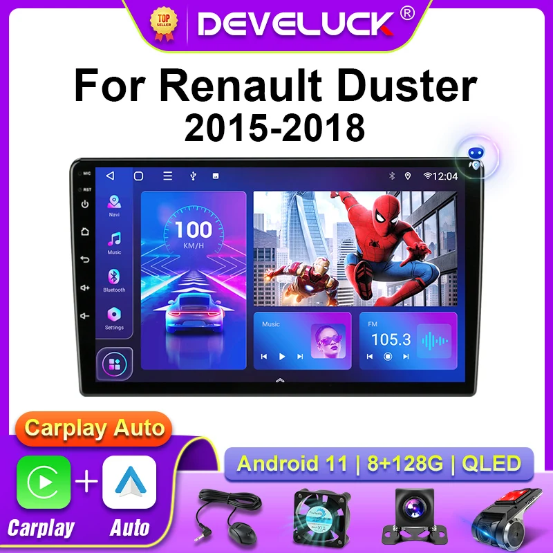 2 Din Android 11 Car Stereo Radio Multimedia Video Player For Renault Duster 2015-2018 Navigation GPS Carplay Autoradio 4G WIFI
2 Din Android 11 Car Stereo Radio Multimedia Video Player For Renault Duster 2015-2018 Navigation GPS Carplay Autoradio 4G WIFI